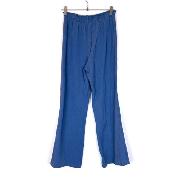 Anthro Drew Blue 2 piece cotton gauze lounge set - Picture 5 of 10